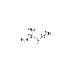 13C2,15N2-Dicyandiamide Solution