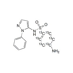 13C6-Sulfaphenazole Solution