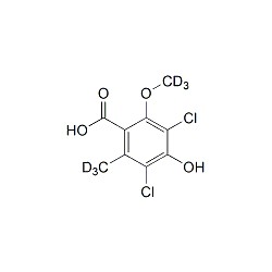 D6-Dichloroisoeverninic acid Solution